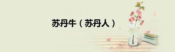 苏丹牛（苏丹人）